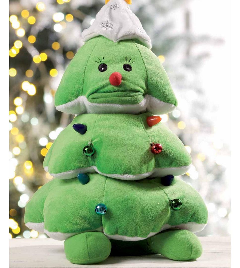 ANIMATED SINGING & DANCING CHRISTMAS TREE PLUSH LIGHTS UP ROCKING